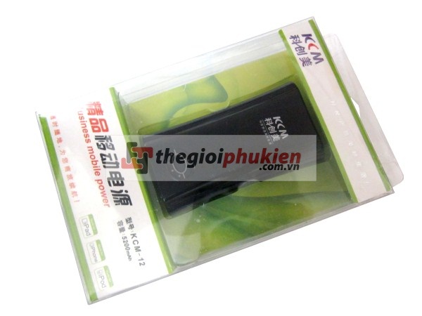 Pin backup KCM 12 - 5200 mAh